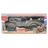Hesbro Gi Joe Willys Jeep With .30 Cal Machine Gun