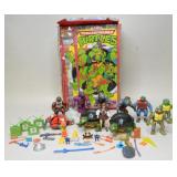 Large Lot Of Playmates TMNT Action Figures