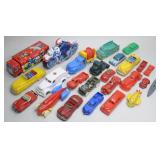 Mix Lot Of Tin, Rubber, Plastic, And Metal Cars
