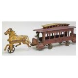 Wilkins Single Horse Drawn Horse Trolley Car