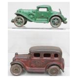Lot Of Two Cast Iron Cars