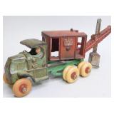 Hubley Cast Iron General Steam Shovel Truck