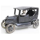 Arcade Cast Iron Model T Car With Driver