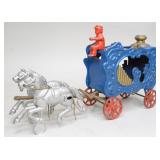 Cast Iron Horse Drawn Wagon