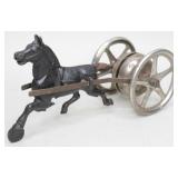 Cast Iron Running Horse With Bell