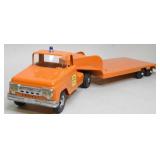 Tonka State Hi-Way Dept Lowboy Truck
