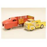 Mix Lot Of Banner And Wyandotte Toy Trucks