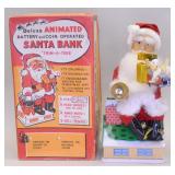 Battery And Coin Op Santa Bank "Trim-A-Tree