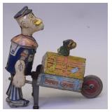 Marx Tin Litho Popeye Express Wind Up