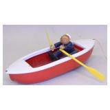 Woodette Pull Toy Coast Guard Boat