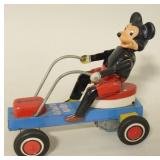 Marx Tin Friction Disney Kart  With Mickey Driver