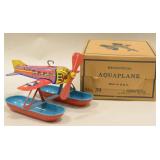 J. Chein Tin Litho Windup Aquaplane No.39 In Box