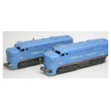 Lot Of Two Lionel Missouri Pacific 205 Locomotive