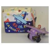 Wind Up Tin Litho Training Plane