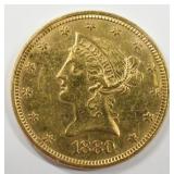 1880 $10 Liberty Head Eagle Gold Coin