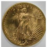 1923 $20 St. Gauden Double Eagle Gold Coin