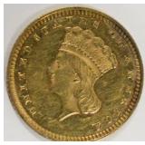 1874 $1 Indian Princess Dollar Gold Coin