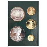 1993 Philadelphia Proof Set - Gold & Silver Coins