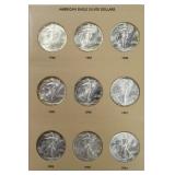 1986-2005 Uncirculated Silver Eagle Set