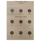 Almost Complete Flying Eagle and Indian Cent Book