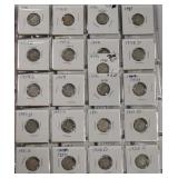 Collection of 167 Roosevelt Dimes