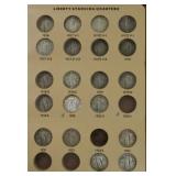 Collection of 25 Standing Liberty Quarters