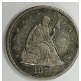 United States 1875-S Silver 20 Cent Piece