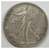 United States 1918-D Walking Half Dollar VF-XF