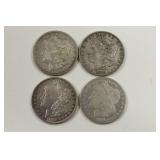 Lot Of 4 1879 Morgan Silver Dollars