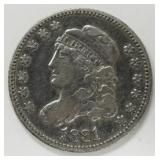 U.S. 1831 Silver Capped Bust Half Dime