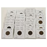 (40) 1902-03-06-07 Indian Head Cents