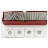 (85) 1936-39 90% Silver Mercury Dimes