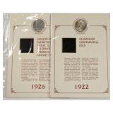 1922 & 1926 Silver Peace Dollars