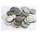 $20 Face Of 40% Silver Kennedy Half Dollars