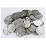 $18 Face Of 40% Silver Kennedy Half Dollars