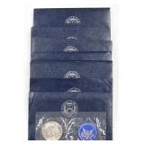 (10)1974 40% Silver Blue Eisenhower Dollars