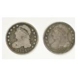 U.S. 1834 & 1835 Capped Bust Dimes