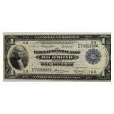 1918 $1 Richmond Virginia National Currency Note