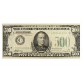 1934-A US $500 Federal Reserve Note