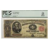 1891 US $1 Federal Reserve Note PCGS-15