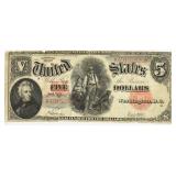 1907 US $5 Large Size Federal Reserve Note
