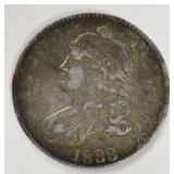 U.S. 1833 Capped Bust Half Dollar