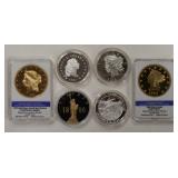 Collection of 6 Collector Coins