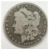 1890-Carson City Morgan Silver Dollar