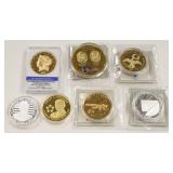 Lot of 6 Collector Coins