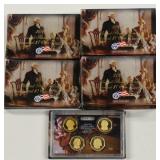 (13) Presidential $1 Coin Proof Sets