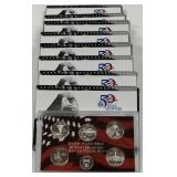 (8) 2007 State Quarters Silver Proof Sets