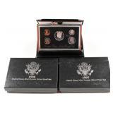 1996-1997-1998 U.S. Premier Silver Proof Sets