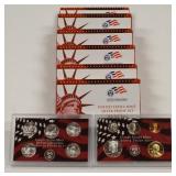 (6) 2006 United States Mint Silver Proof Sets