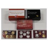 (5) United States Mint Silver Proof Sets 2009-11